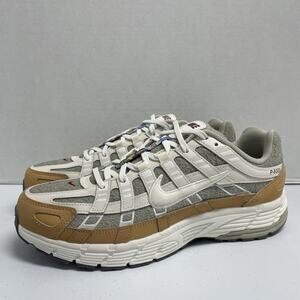 Nike P-6000 Year of the Horse IQ1120 311 Size 13 Men Mesh Runner White Tan Grey